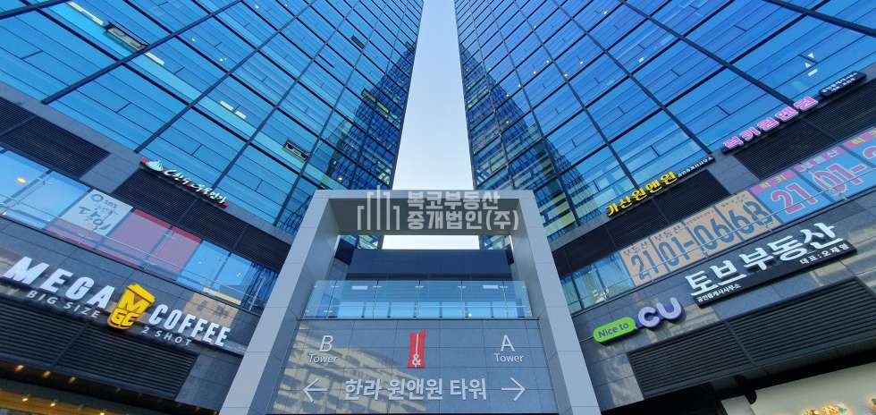서울 금천구 가산동 549-1 한라원앤원타워 신축상가 월세 매물번호 10029 사진 3